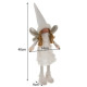 Vianočná figúrka anjela 40 cm, biela