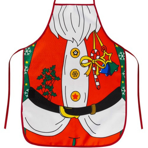 Vianočná kuchynská zástera Santa Claus, 92×51 cm