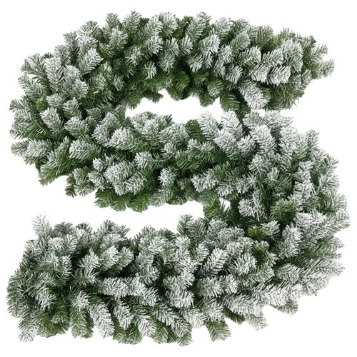 Vianočná zasnežená girlanda, 270 cm