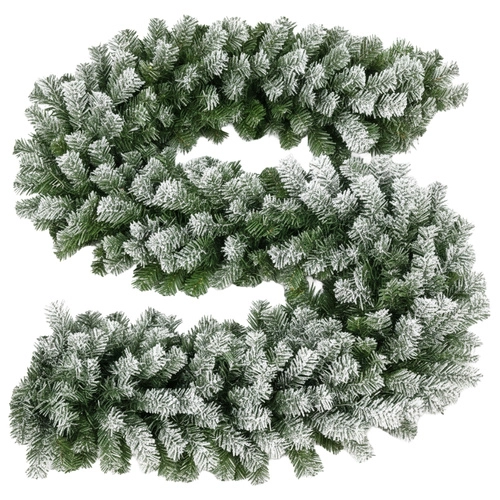 Vianočná zasnežená girlanda, 270 cm