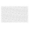 Vianočný biely obrus so striebornými snehovými vločkami, 220 x 140 cm