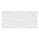 Vianočný biely obrus so striebornými snehovými vločkami, 260 x 140 cm