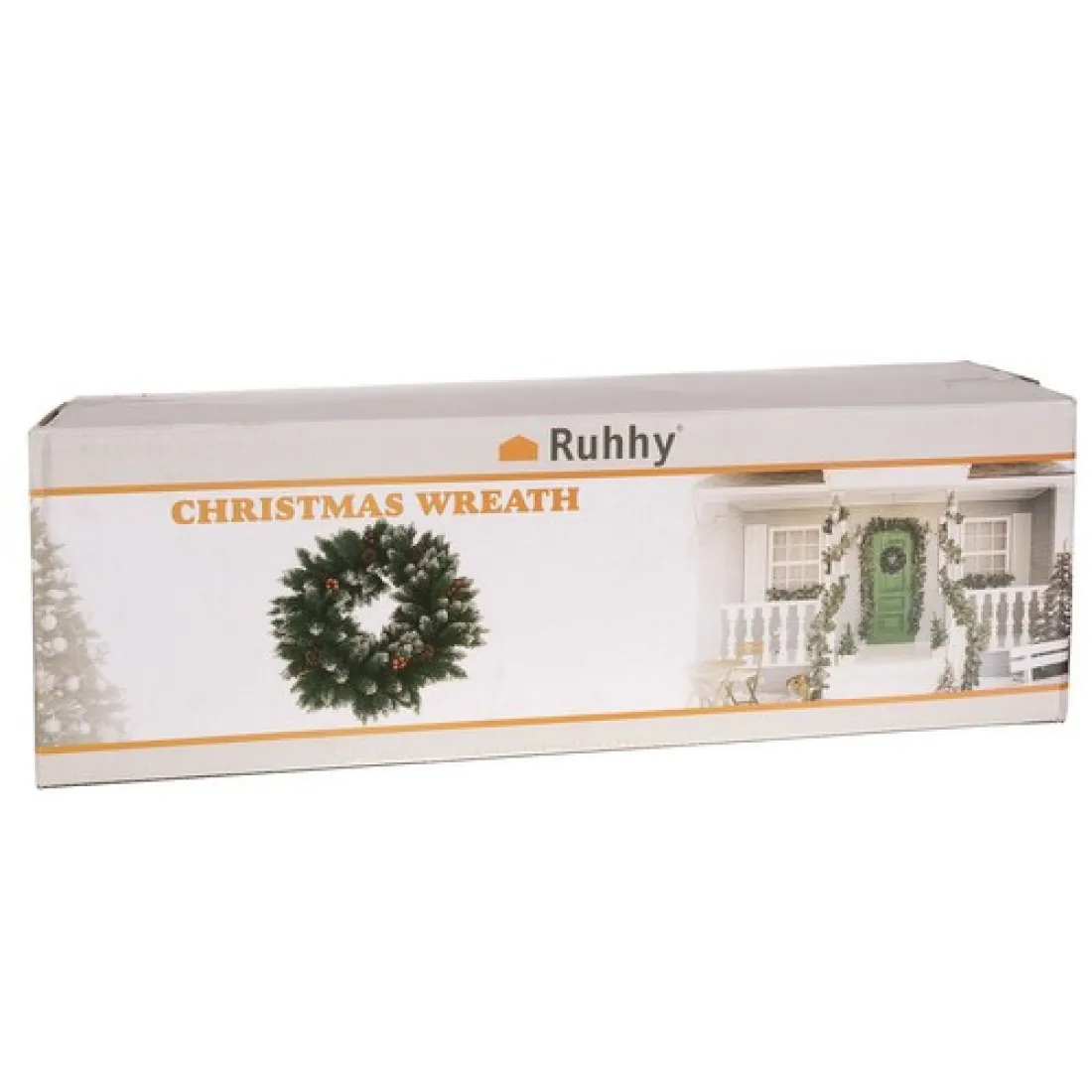 Vianočný veniec s ozdobami XL, 45 cm