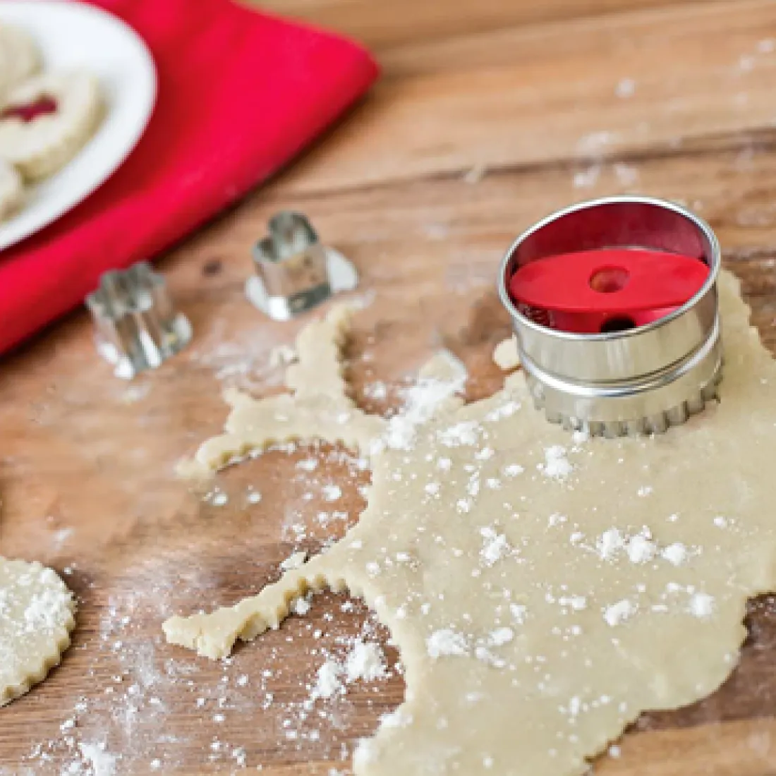 Vykrajovátka na linecké pečivo