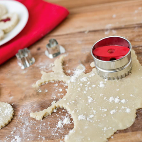 Vykrajovátka na linecké pečivo