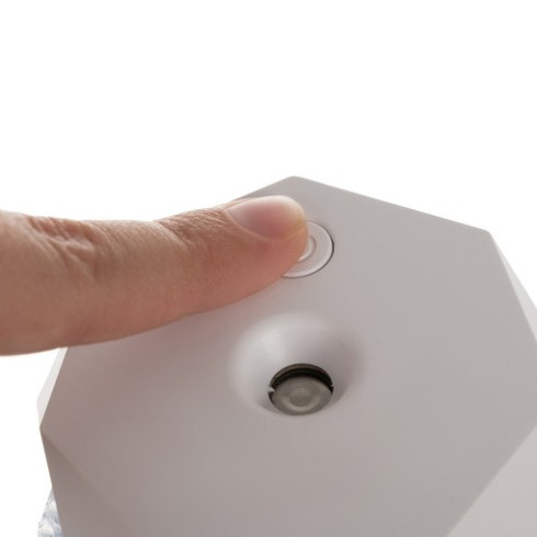 Zvlhčovač vzduchu - krištáľová lampa, RGB, 400 ml