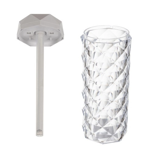 Zvlhčovač vzduchu - krištáľová lampa, RGB, 400 ml