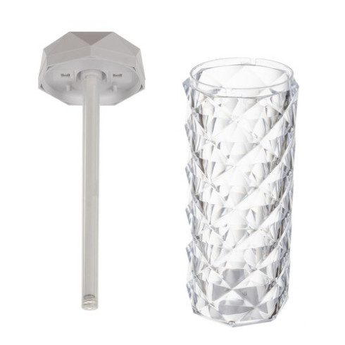 Zvlhčovač vzduchu - krištáľová lampa, RGB, 400 ml