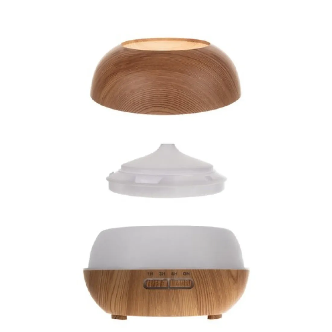 Zvlhčovač vzduchu s ionizátorom 300 ml - svetlo hnedý