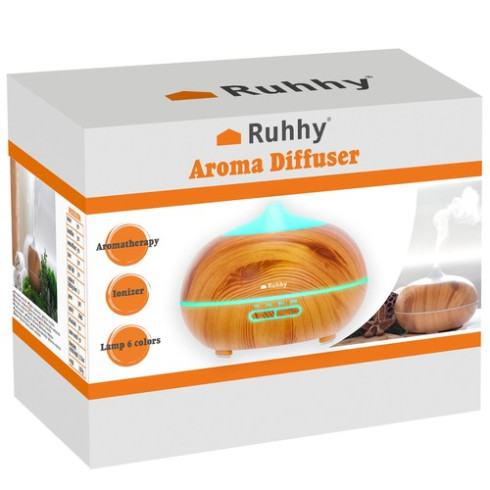 Zvlhčovač vzduchu s ionizátorom 300 ml - svetlo hnedý