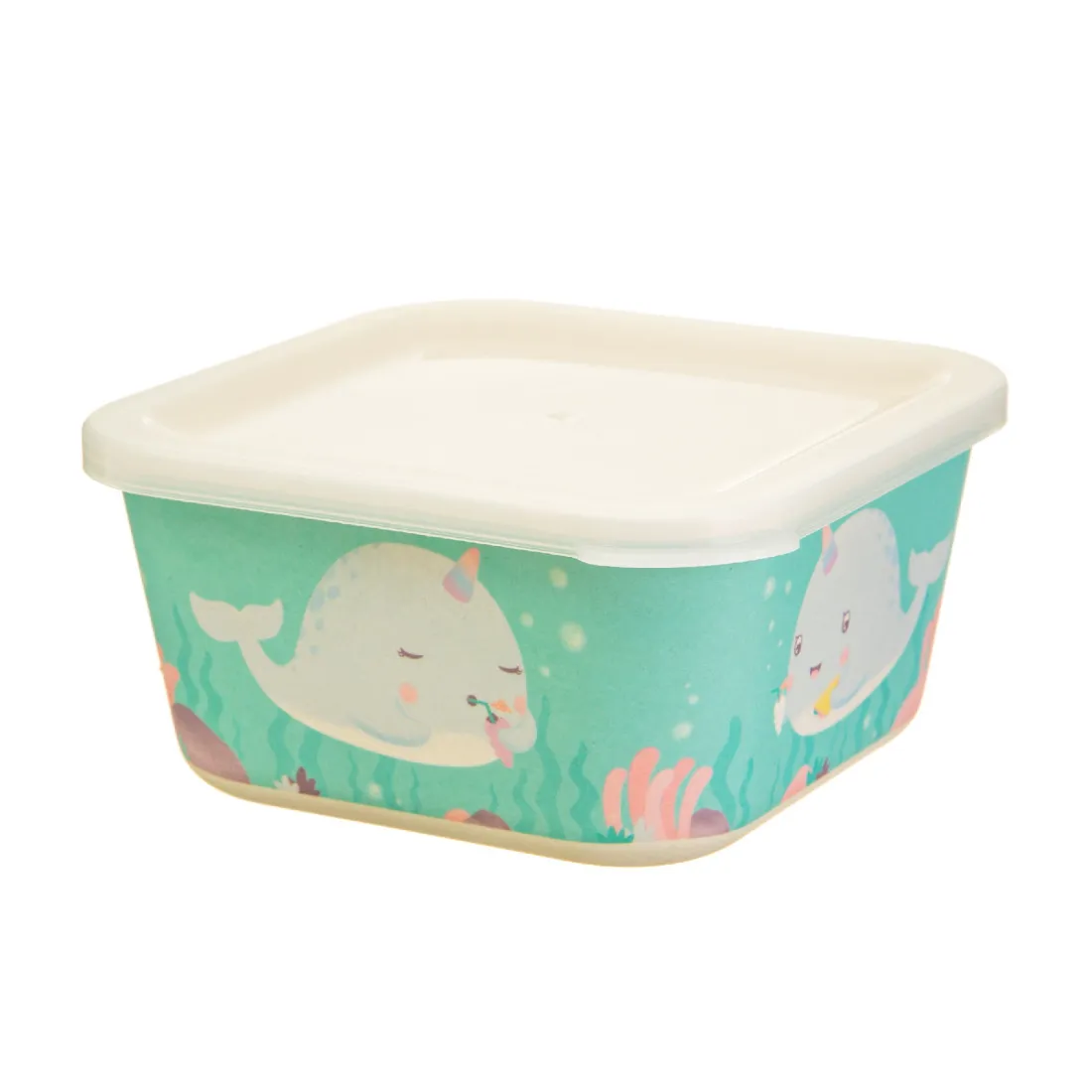 Svačinový box s motivem velryb