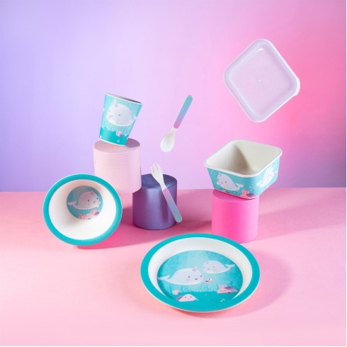 Desiatový box s motívom veľrýb