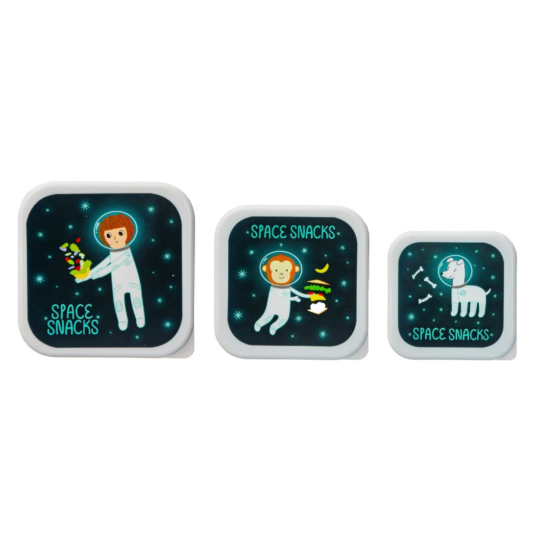 Desiatový box vesmír - set 3 ks