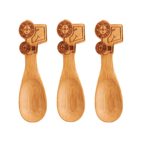 Detská sada lyžíc Traktor - set 3 ks