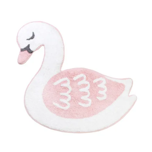 Detský bavlnený koberec Labuť