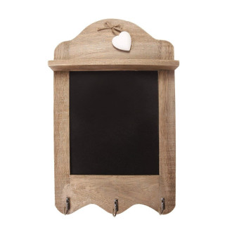 Drevená tabuľa s vešiakom 