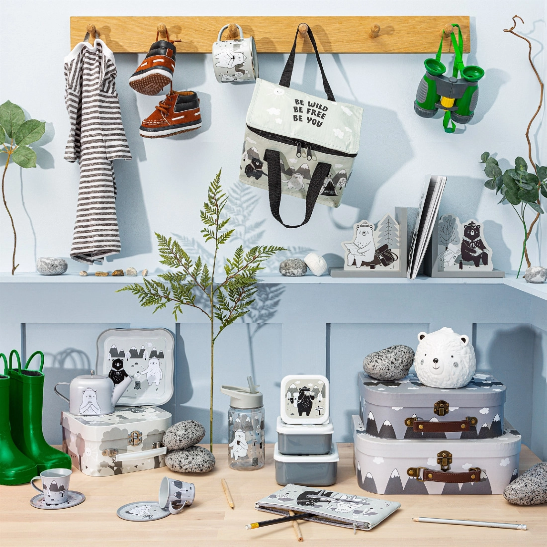 Láhev na vodu s motivem medvídka 400 ml