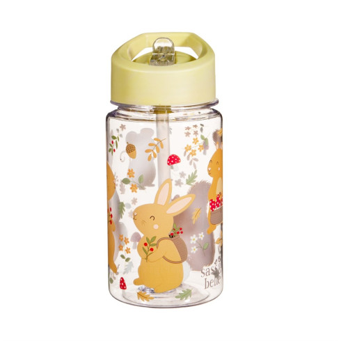 Fľaša na vodu s motívom záhradných zvieratiek 400 ml