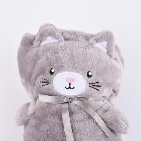 Jemná flísová detská deka - Mačička