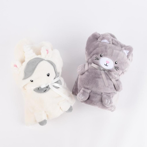 Jemná flísová detská deka - Mačička