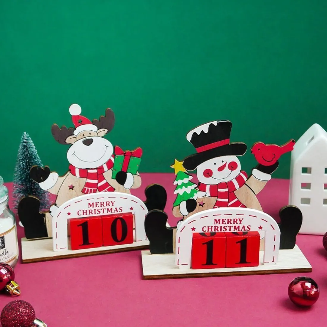 Kalendár na odpočet dní do Vianoc - sobík