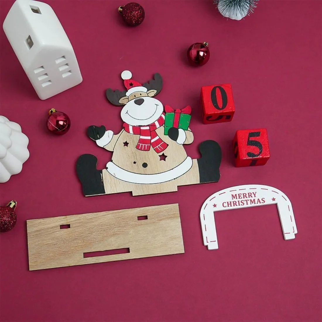 Kalendár na odpočet dní do Vianoc - sobík