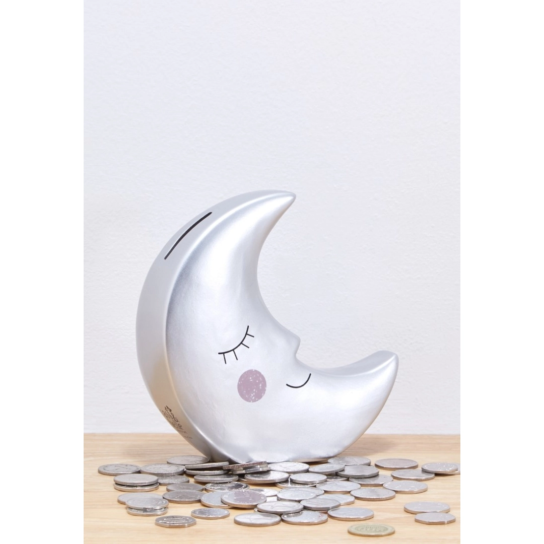 Keramická pokladnička Mesiac