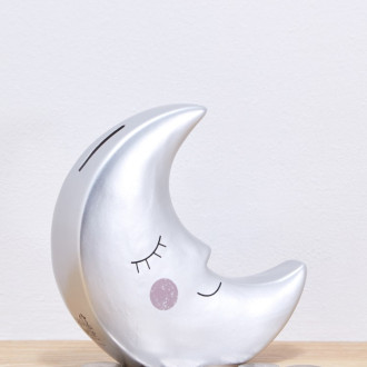 Keramická pokladnička Mesiac