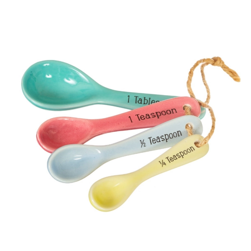 Keramické odmerky - pastelové, set 4 ks