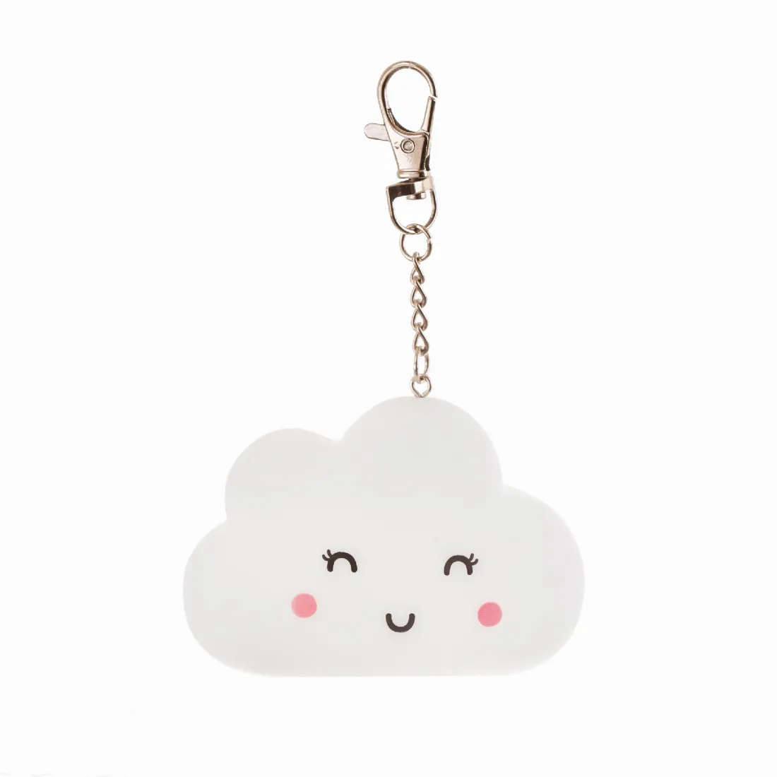 LED svítící klíčenka - veselý obláček