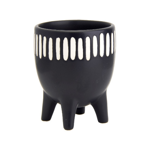 Mini kvetináče na nožičkách - Set 3 kusov