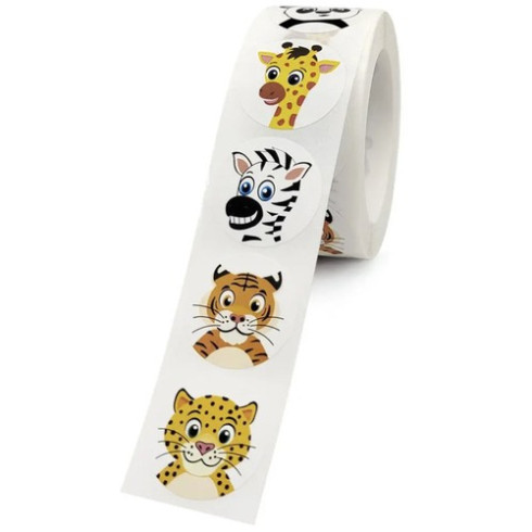 Motivačné nálepky pre deti na rolke 500ks