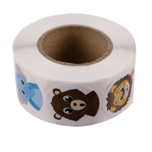 Motivačné nálepky pre deti na rolke 500ks