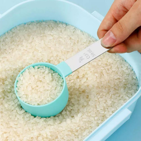 Plastové odmerky - 8 ks, tyrkysové