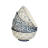 Porcelánová miska na ryžu Sashiko - 4 varianty