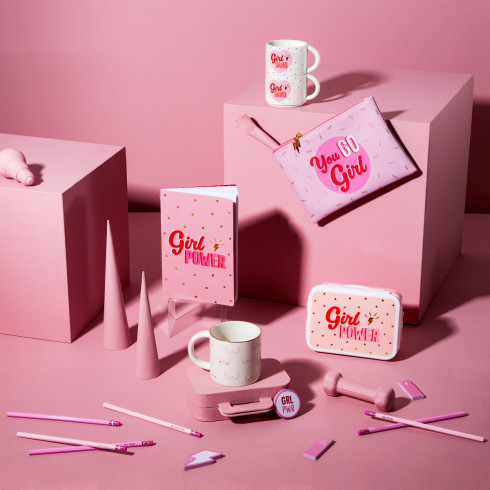 Porcelánové hrnčeky Girl Power - set 2 ks