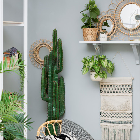 Ratanové zrkadlo - väčšie