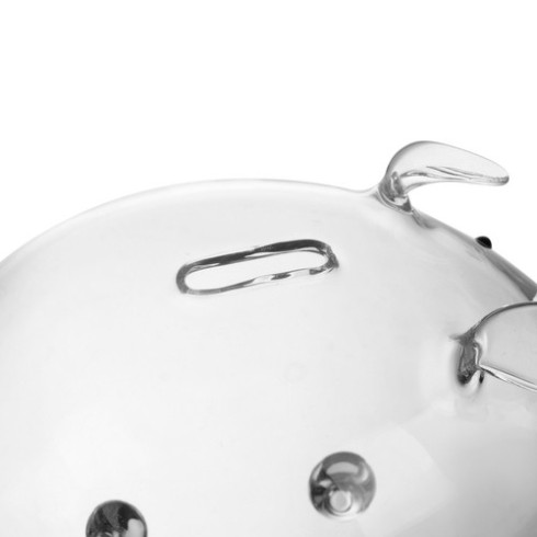 Sklenená pokladnička prasiatko