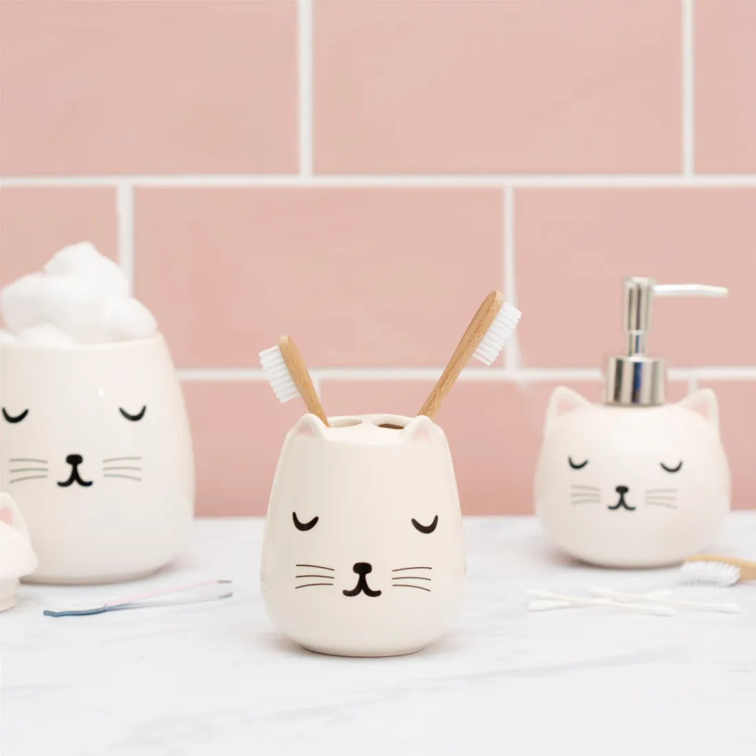 Stojan na zubné kefky Cutie Cat 