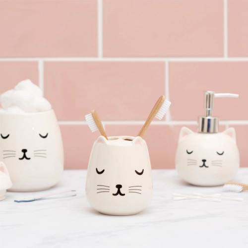 Stojan na zubné kefky Cutie Cat 