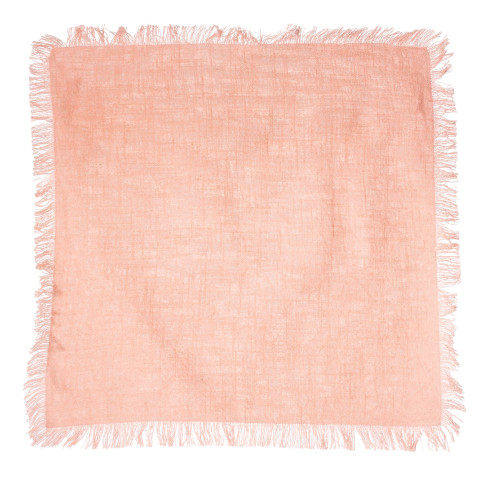 Bavlnené servítky so strapcovým okrajom - sada 2 ks ružové