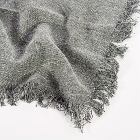 Bavlnené servítky so strapcovým okrajom - sada 2 ks šedé