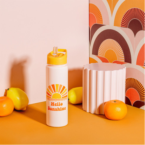 Plastová fľaša na vodu Hello Sunshine 400ml