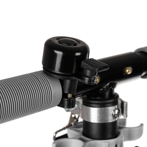 Detská skladacia mestská kolobežka, čierno-sivá