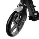 Dětská skládací městská koloběžka, černo-šedá