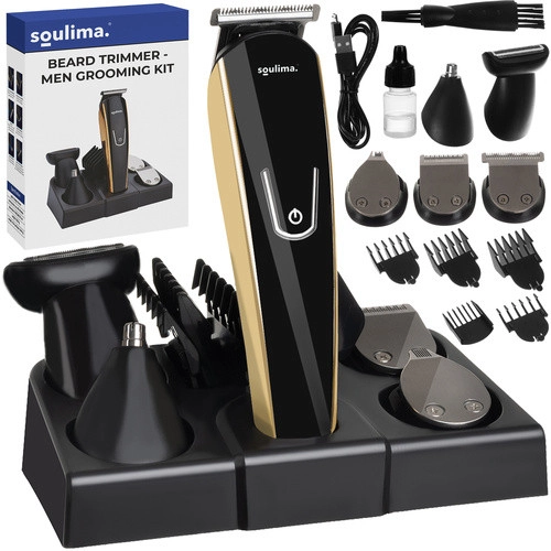 Multifunkčný zastrihávač vlasov a brady 5v1