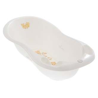 Anatomická ergonomická vanička pre bábätká 102 cm - Biely medvedík