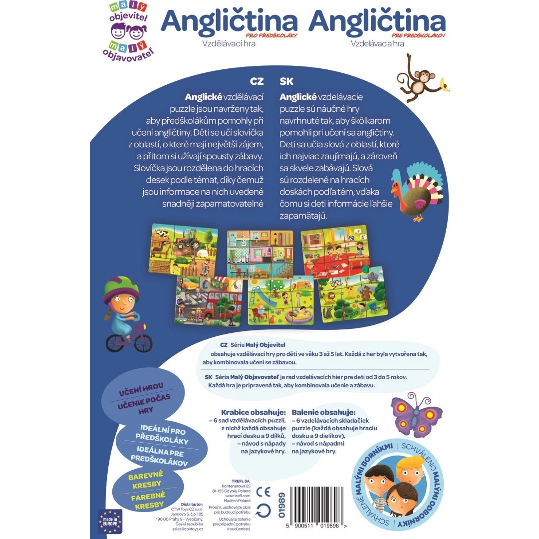 Malý objaviteľ Angličtina - vzdelávacia hra