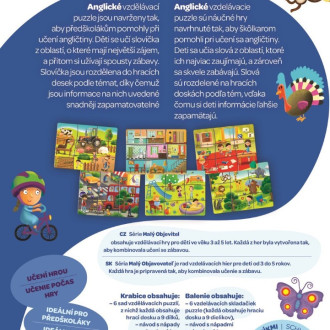 Malý objaviteľ Angličtina - vzdelávacia hra