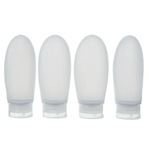 Cestovní kosmetická taška s lahvičkami do letadla - 10 dílná sada